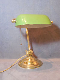 Brass Electric Desk Lamp