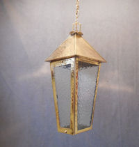 Brass Electric Hall Lantern HL403