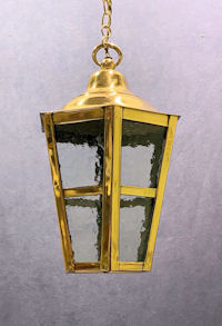 Brass Electric Hall Lantern HL579