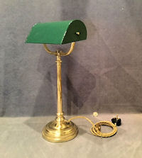 Brass Electric Reading Lamp