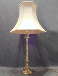 Brass Electric Side Lamp