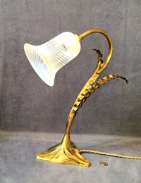 Brass Electric Side Lamp