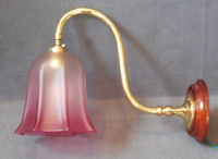 Brass Electric Wall Light WL162