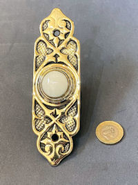 Brass Exterior Electric Bell Push EP588