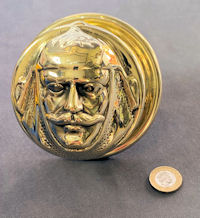 Brass Facial Door Pull Knob DP659