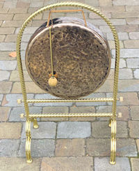 Brass Floor Standing Dinner Gong
