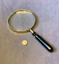 Brass Framed Magnifying Glass MG27
