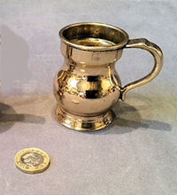 Brass Half Gill Spirit Measure M215