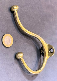 Brass Hat & Coat Hook CH153