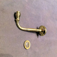 Brass Hat Peg or Coat Hook, 4 matching available CH963