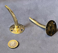 Brass Hat or Coat Peg, 4 available CH37