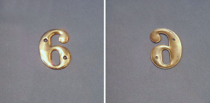 Name Plates, House Numbers & Other Plaques Brass House Door Number HN30 - Name Plates, House Numbers & Other Plaques