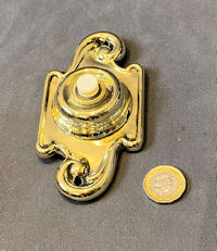 Brass Interior Electric Bell Push EP549