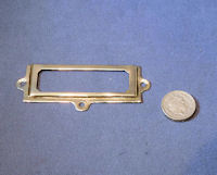 Brass Label Frame, 5 available LF10