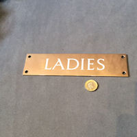 Brass Ladies Plaque NP348