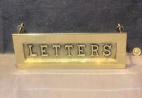 Brass Letter Flap LF357