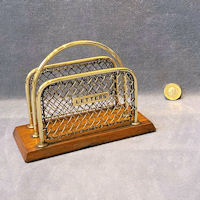 Brass Letter Rack