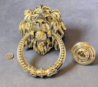 Brass Lion Door Knocker