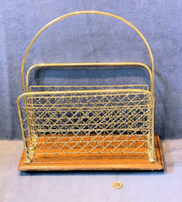 Brass Magazine Rack MR38