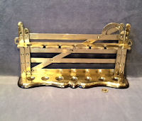 Brass Pipe Rack