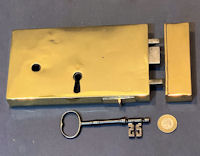 Brass Rim Lock RL1009