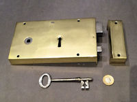 Brass Rim Lock RL753