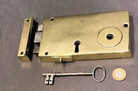 Brass Rim Lock RL857