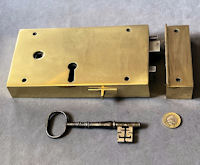 Brass Rim Lock RL865