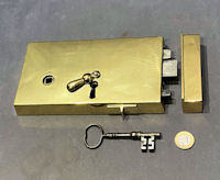 Brass Rim Lock RL871