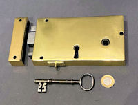 Brass Rim Lock RL877