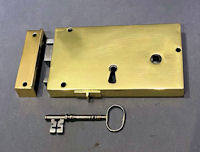 Brass Rim Lock RL878