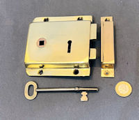 Brass Rim Lock RL953