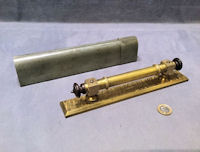 Brass Spirit Level in Zinc Case