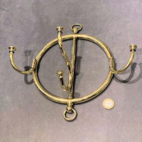 Brass Travelling Hat and Coat Rack CR103