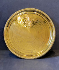 Brass Tray Queen Victoria Jubliee 1887 CC264