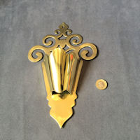 Brass Wall Pocket / Spill Vase SV2