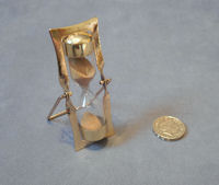 Brass and Glass Egg Timer