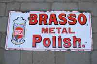 Brasso Enamel Sign