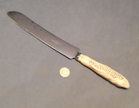 Bread Knife with Corn On Cob Handle
