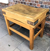 Butchers Block on Base