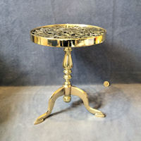 Cast Brass Fireside Potstand