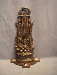 Cast Iron Civil War Memorial Door Porter