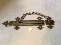 Cast Iron Door Security Chain