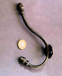 Cast Iron Hat & Coat Hook, 2 available CH117