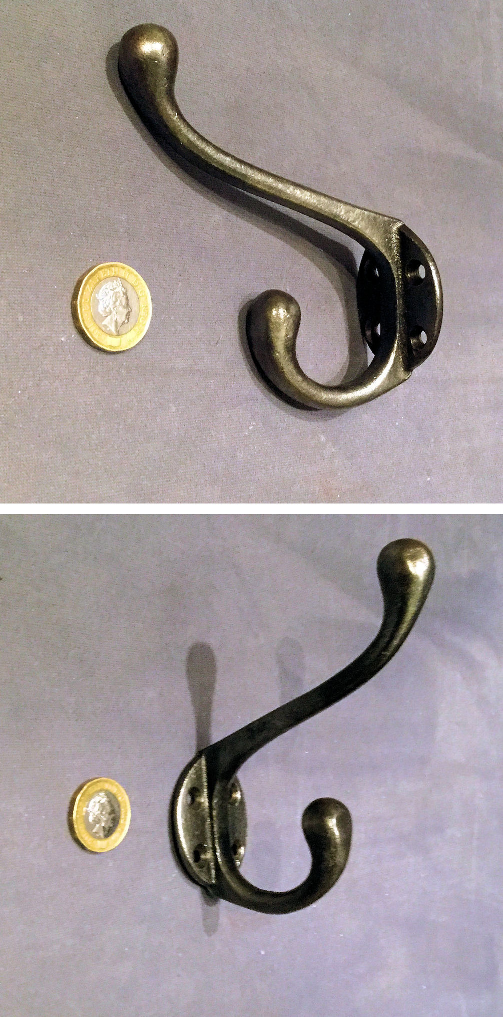 BRASS ARTS CRAFTS LEAF COAT HOOKS DOOR KNOBS HANDLES HOOK HANGERS 