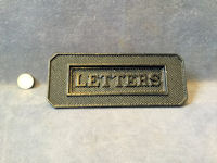 Cast Iron Letter Flap LF324