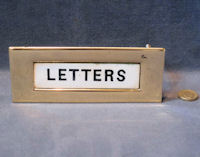 Ceramic and Brass Letter Flap LF281