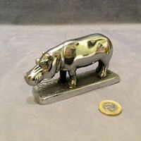 Chromed Hippo Car Mascot CM52