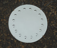 Circular Bevelled Wall Mirror