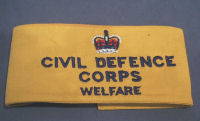 Civil Defence Welfare Armband, 4 available M44